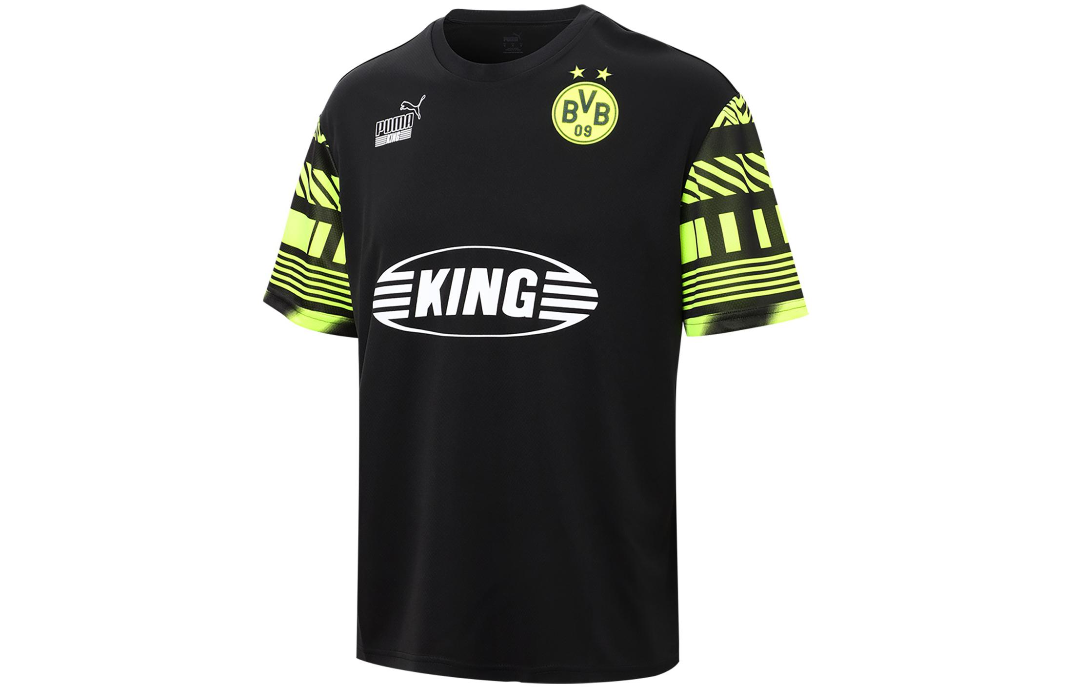 PUMA Soccer Jerseys Men’s Black Moderate Straight Fit