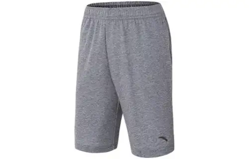 ANTA Running Collection Casual Shorts Men's Heather Gray Moderate