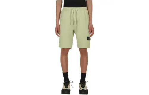 STONE ISLAND Casual Shorts Men's Green