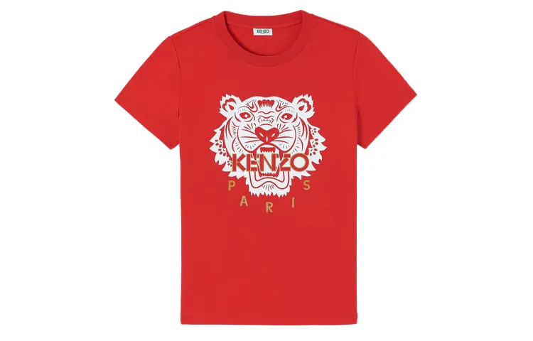 KENZO T Shirts Women's Red Crew Neck Moderate