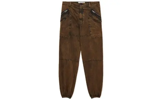 LOEWE SS24 Casual Pants Men's Moss