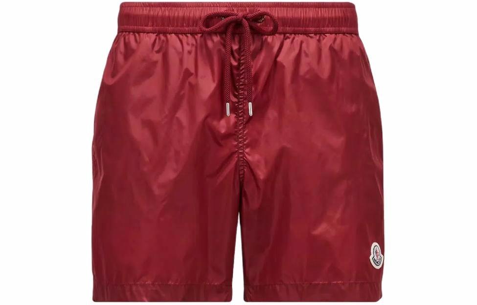 Мужские плавки Moncler Swimming Trunks (красные)