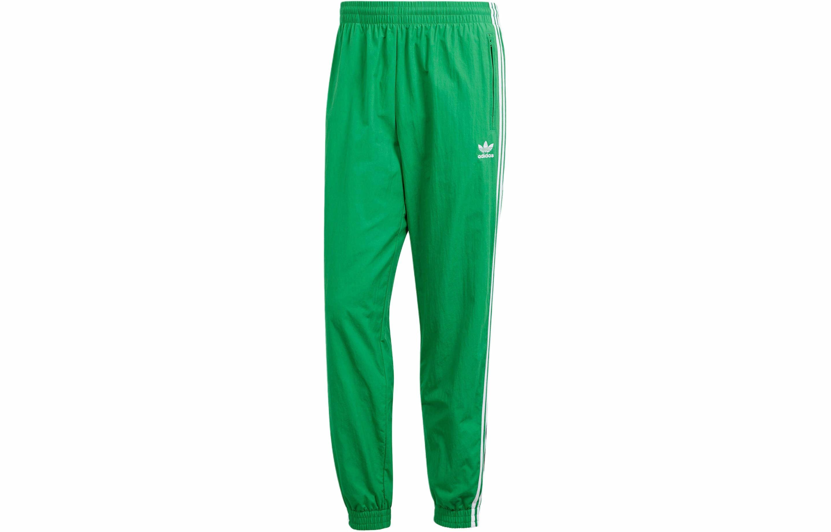 Мужские штаны adidas originals ADICOLOR (зеленые)