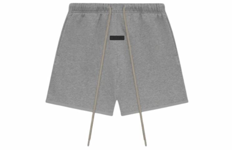 Мужские шорты Fear Fear of God Essentials SS24 Sweat Short /Dark Heather Oatmeal (темно-пшеничный серый)