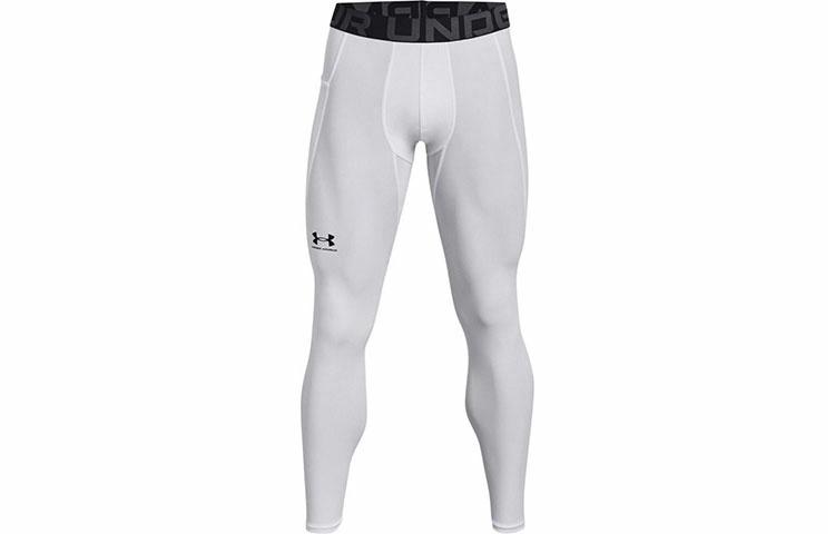 Мужские тайцы Under Armour HeatGear (белые)