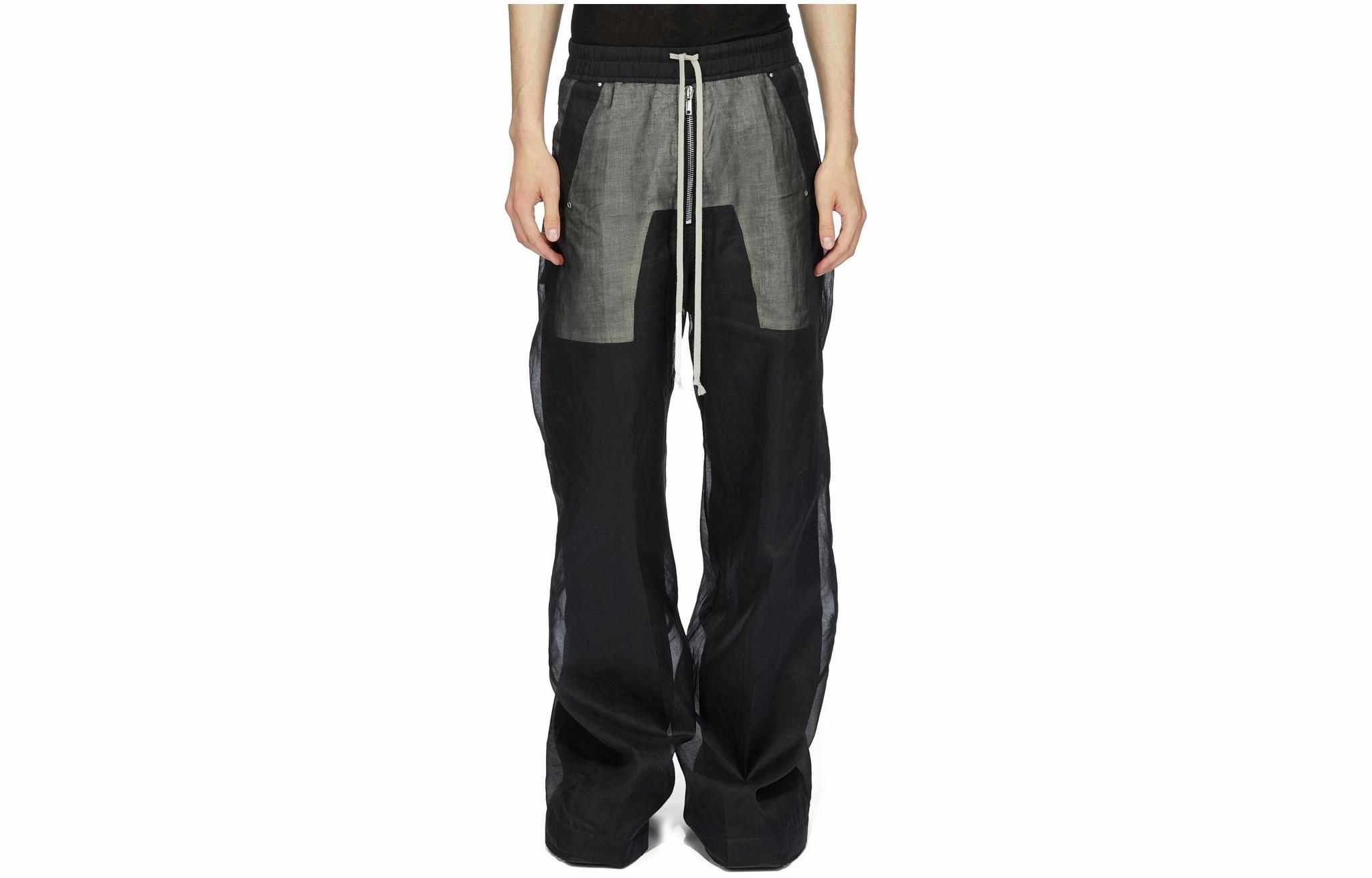 Мужские штаны RICK RICK OWENS/RO Lido Wide Bela Pants (черные)