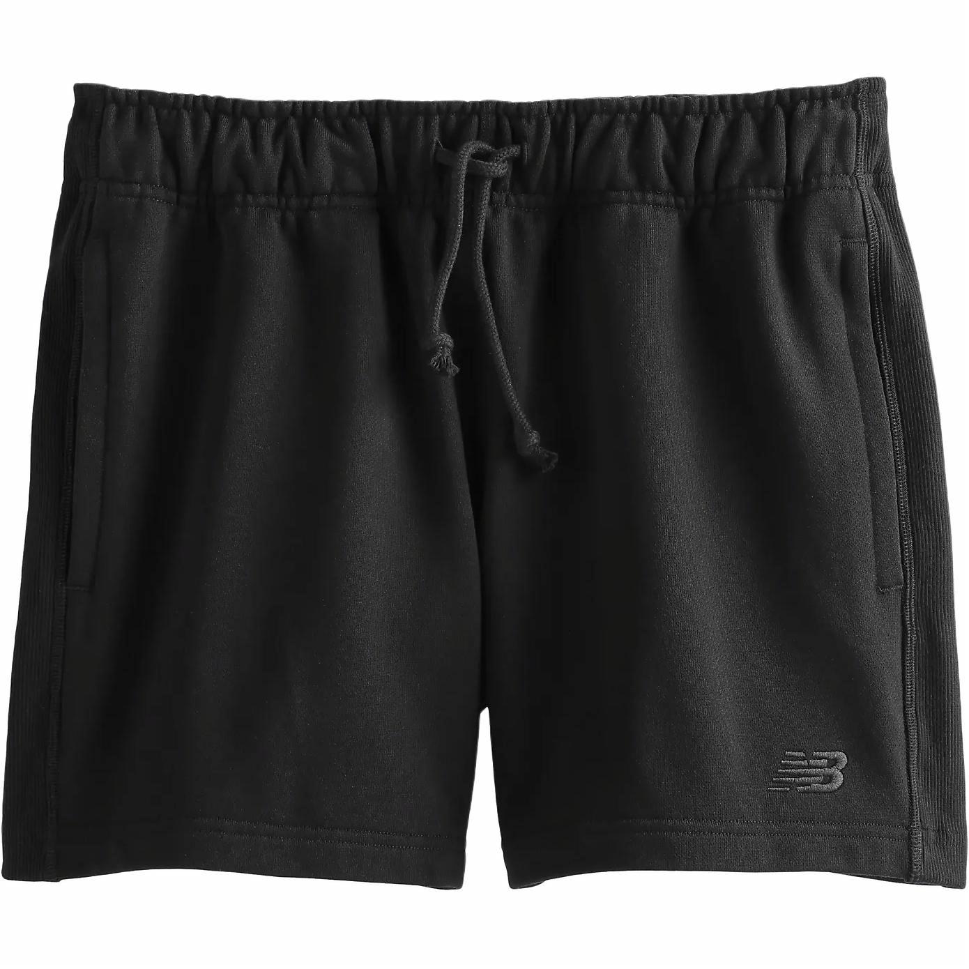 Мужские шорты New Balance Athletics French Terry Short (черные)