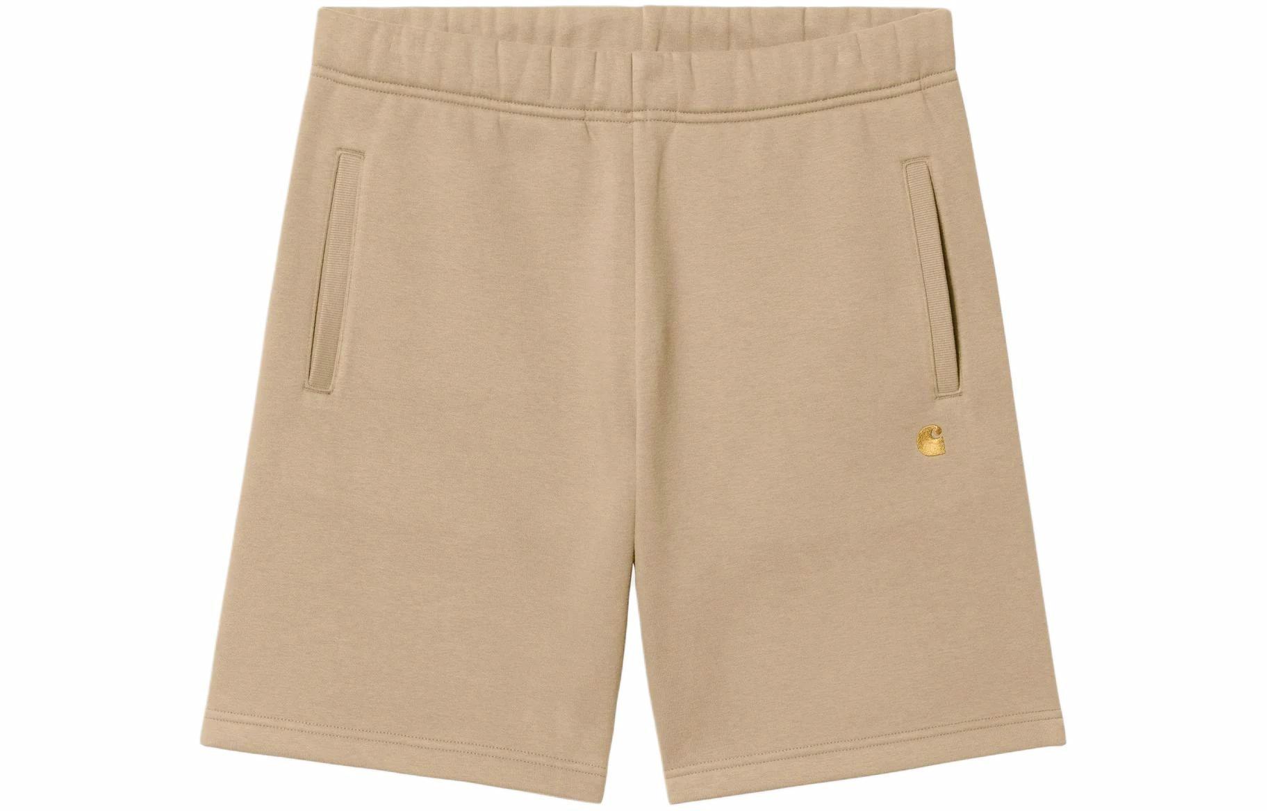 Мужские Carhartt WIP Chase Sweat Short (бежевые)