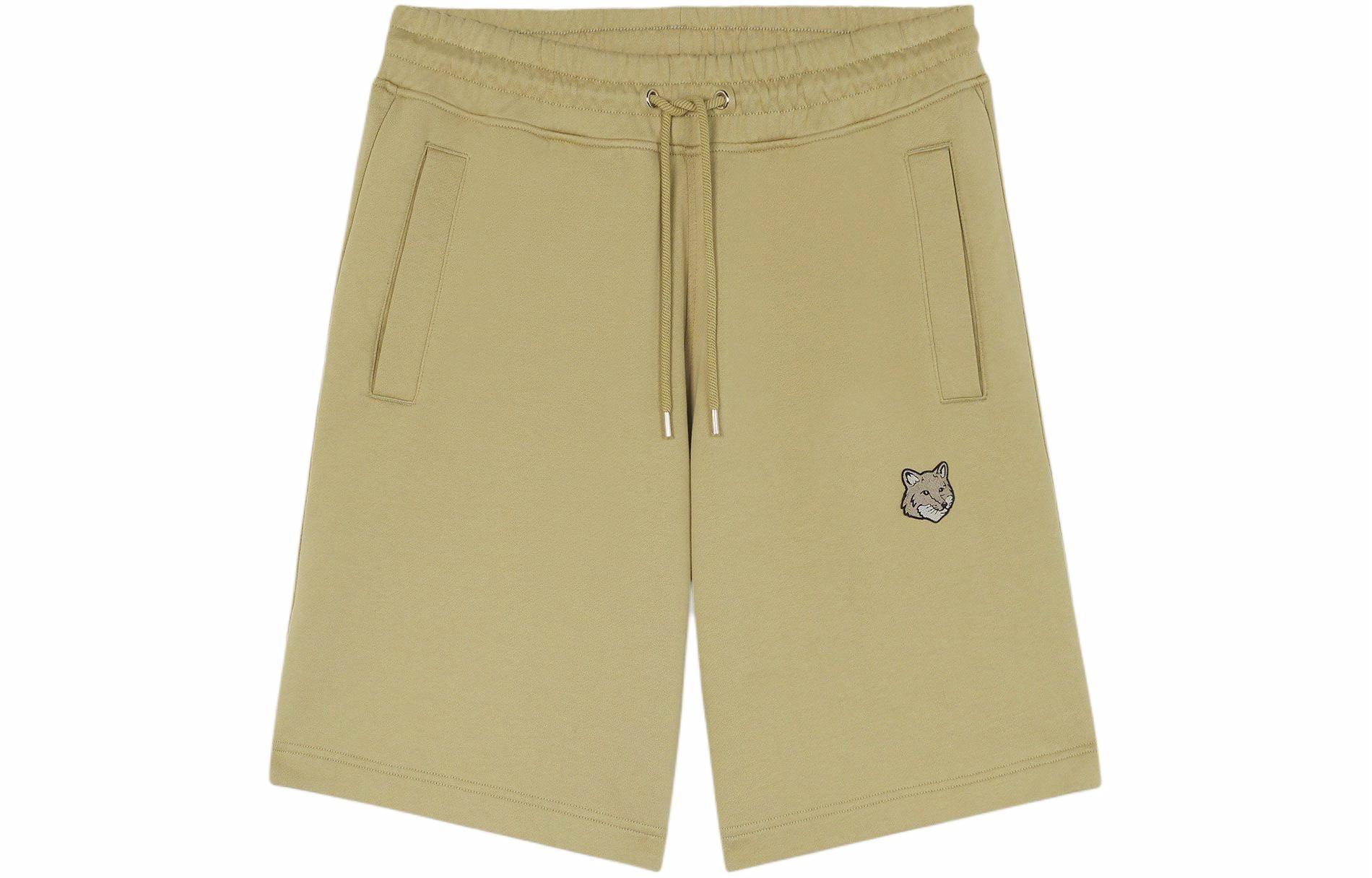 Мужские штаны Maison Kitsune SS24 (бежевые)