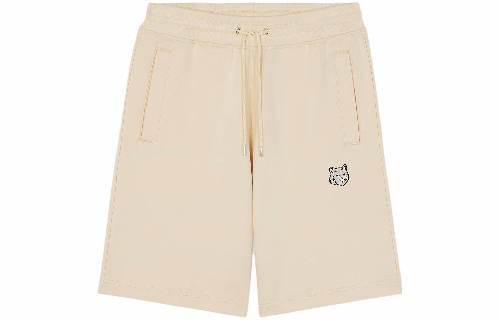 Мужские штаны Maison Kitsune SS24 (бежевые)