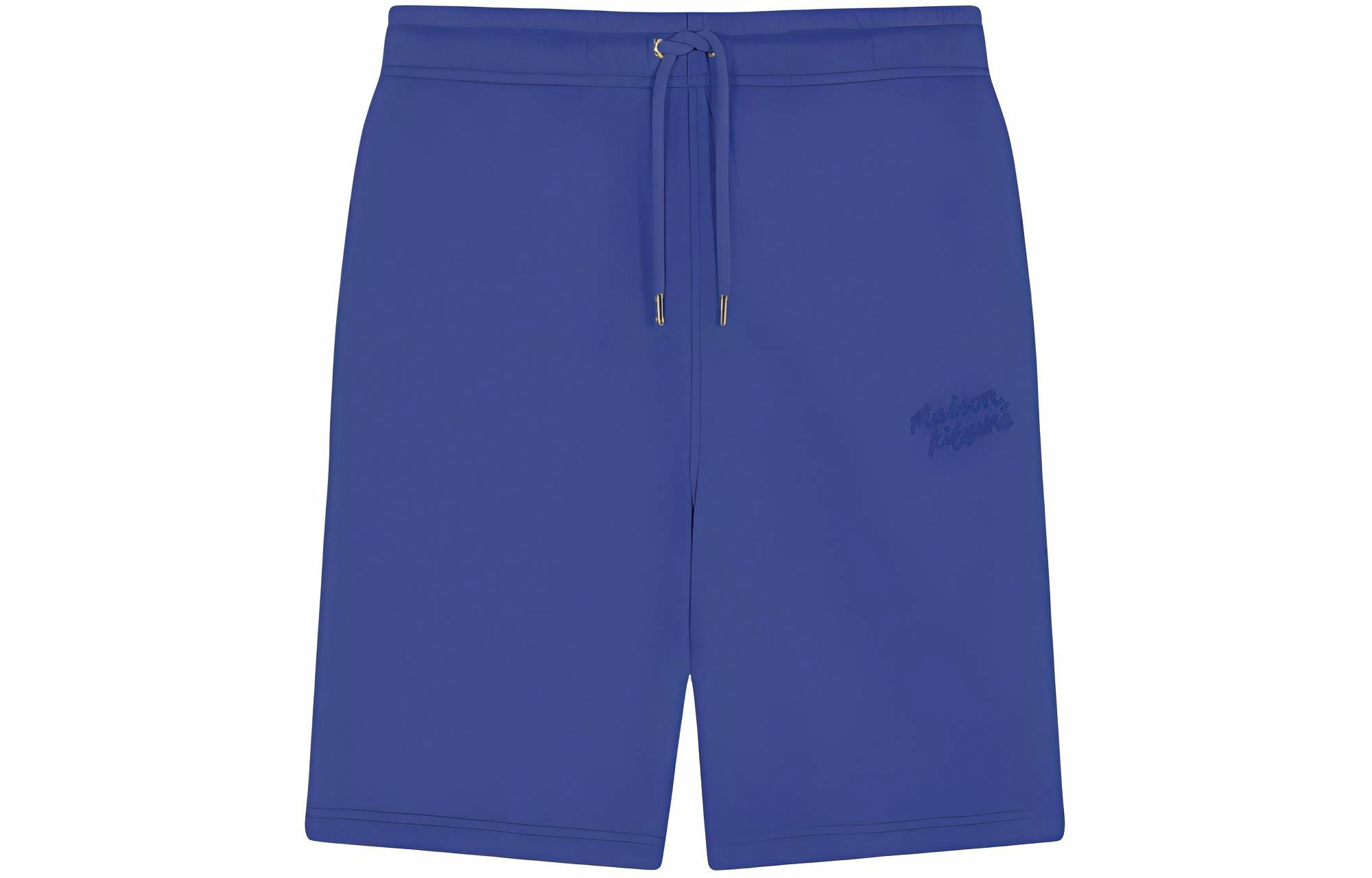 Мужские шорты Maison Kitsune SS24 (синие)