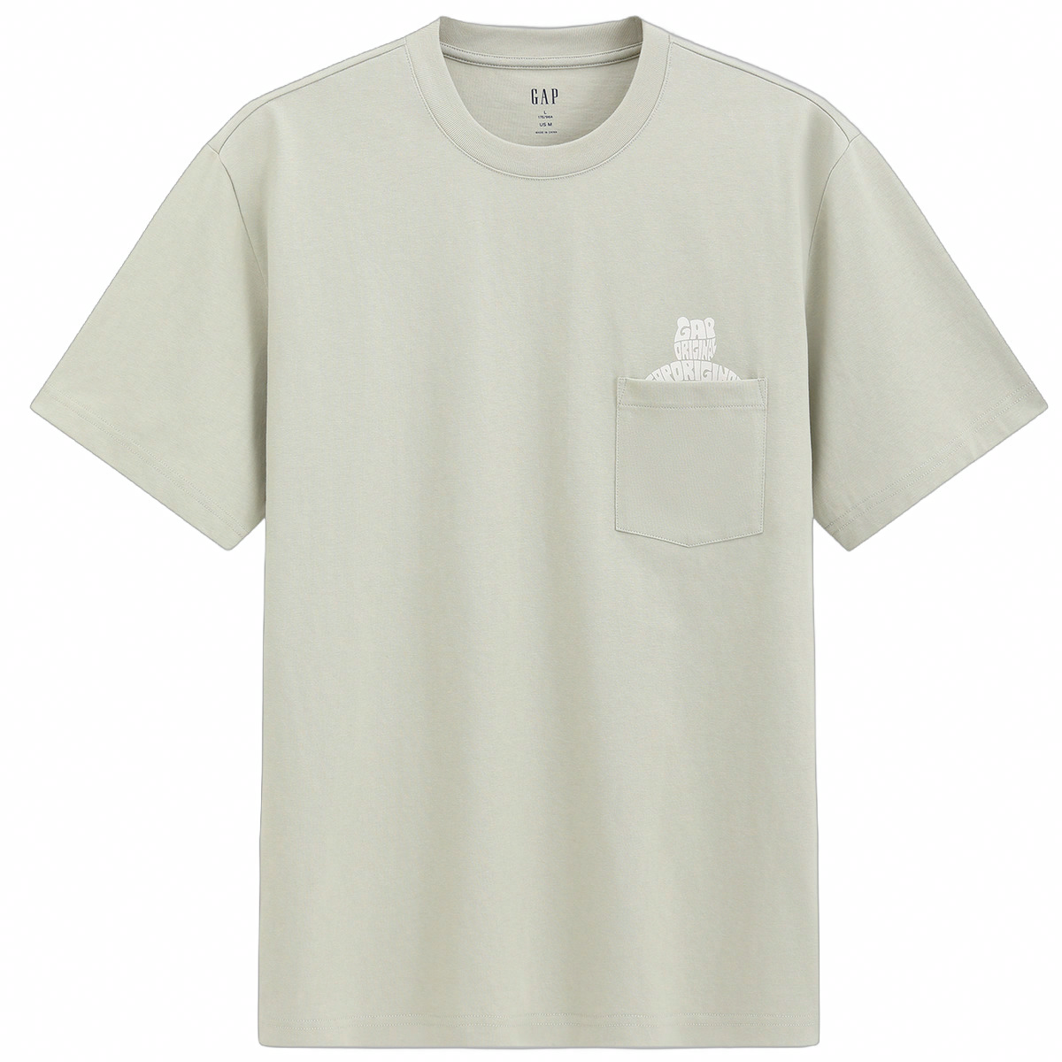 Футболка GAP Bear Pocket Tee (белая)