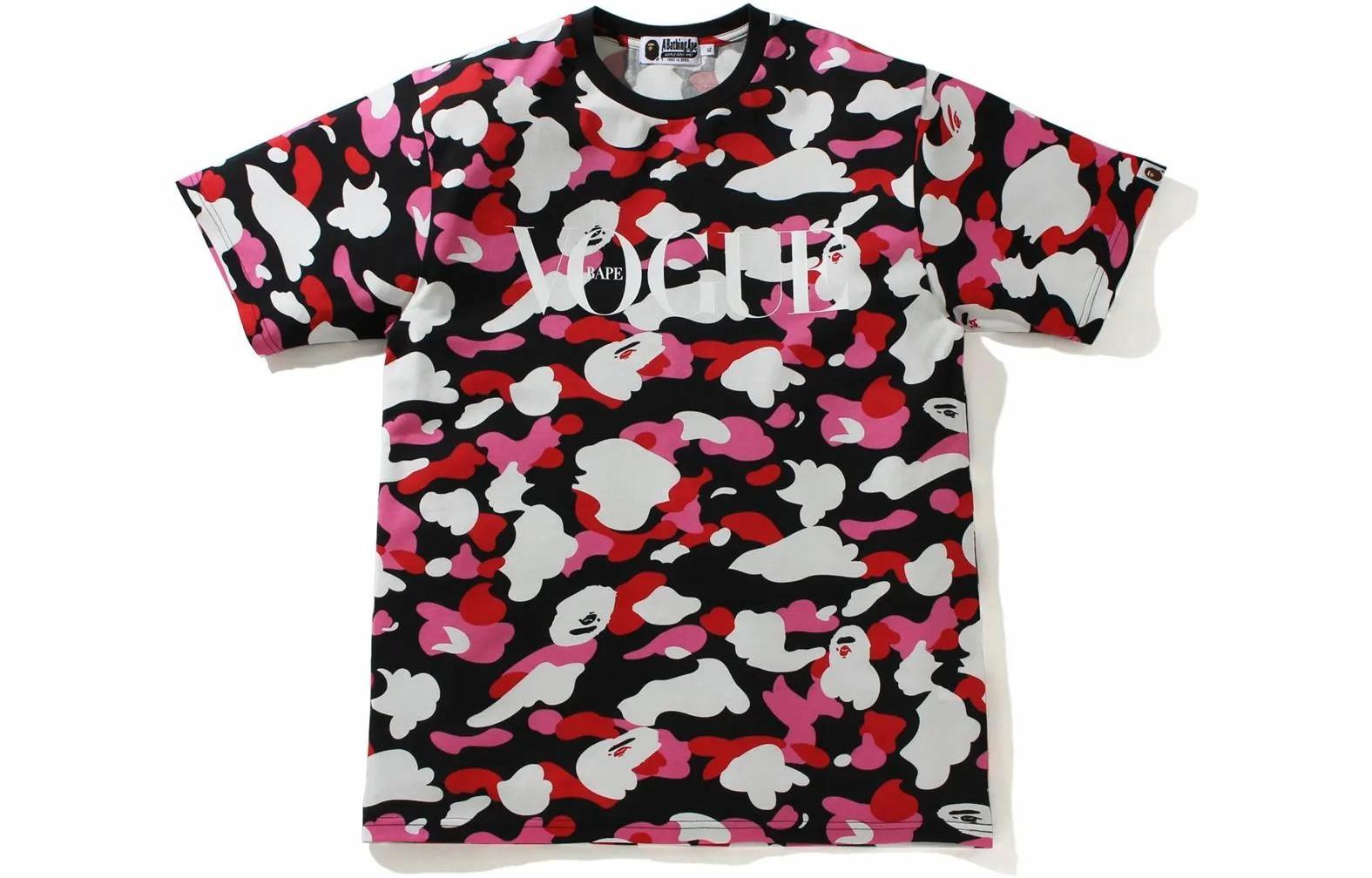 Футболка A BATHING APE x VOGUE Logo (разноцветная)