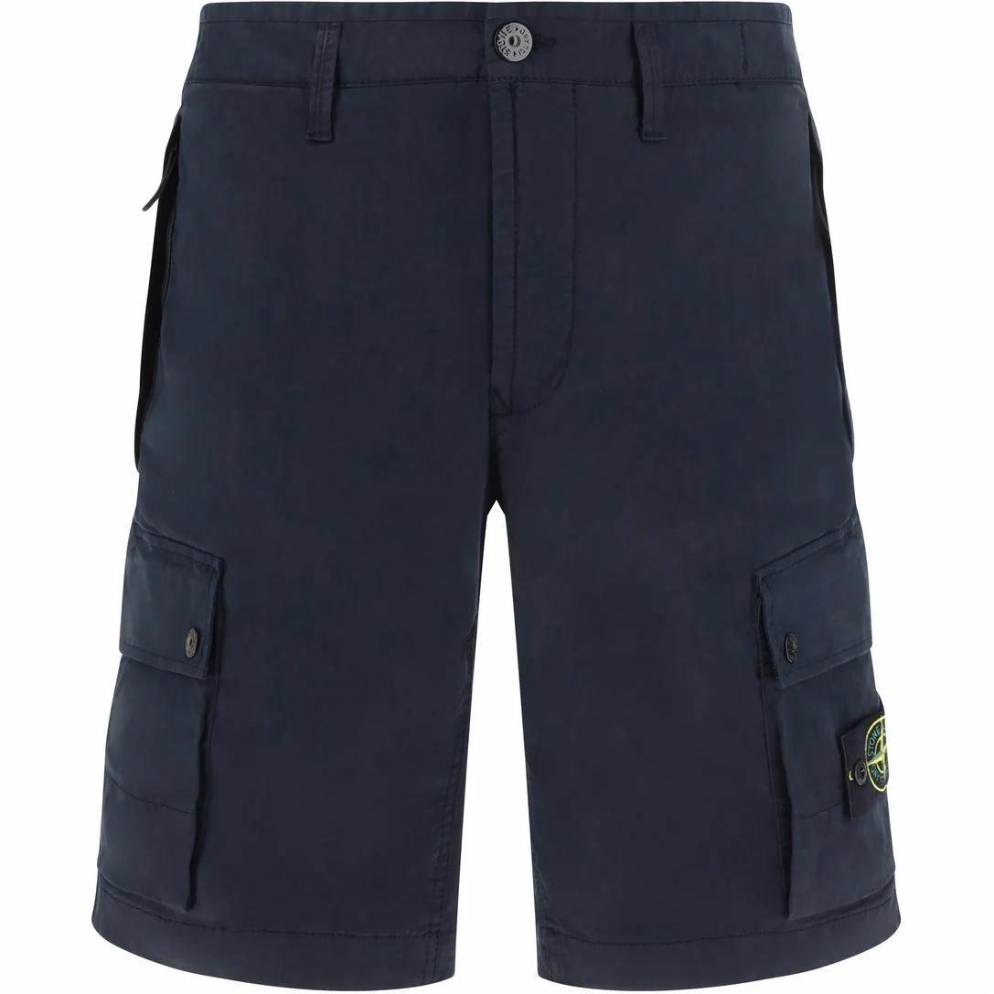 Мужские штаны STONE ISLAND Logo (синие)