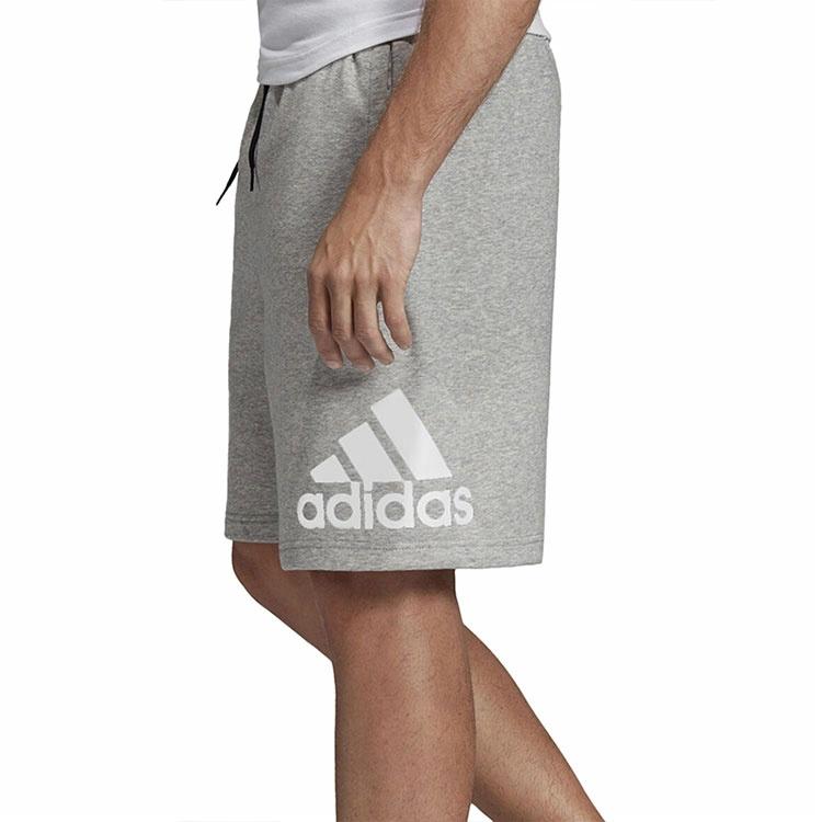 Мужские шорты adidas M Mh Bos Short Ft (серые) — фото 5