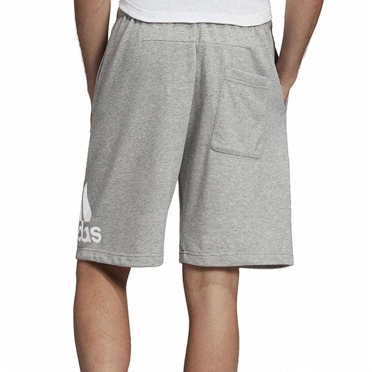 Мужские шорты adidas M Mh Bos Short Ft (серые) — фото 4