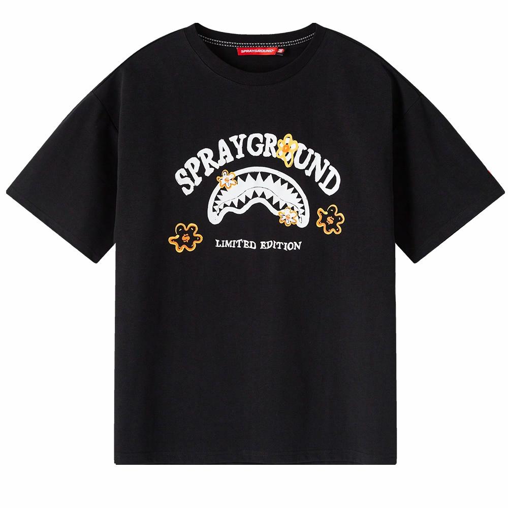 футболка SPRAYGROUND (черная с принтом)