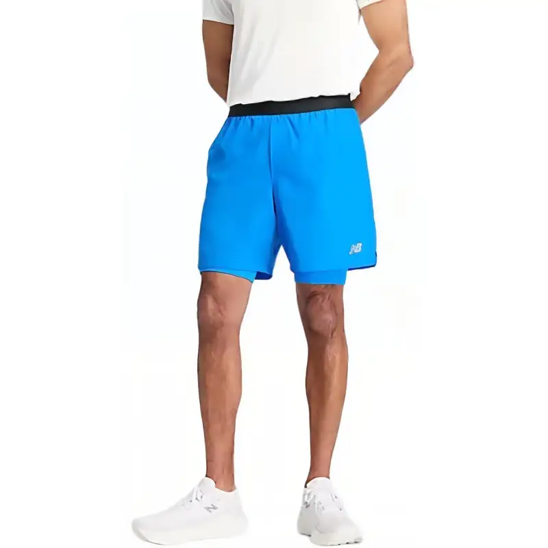 New Balance Casual Shorts Men's Blue Oasis