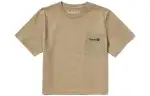 Timberland T Shirts Women's Liquorice Yellow Crew Neck Moderate