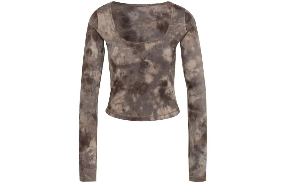 Adidas Crop Tops Women's Brown Moderate