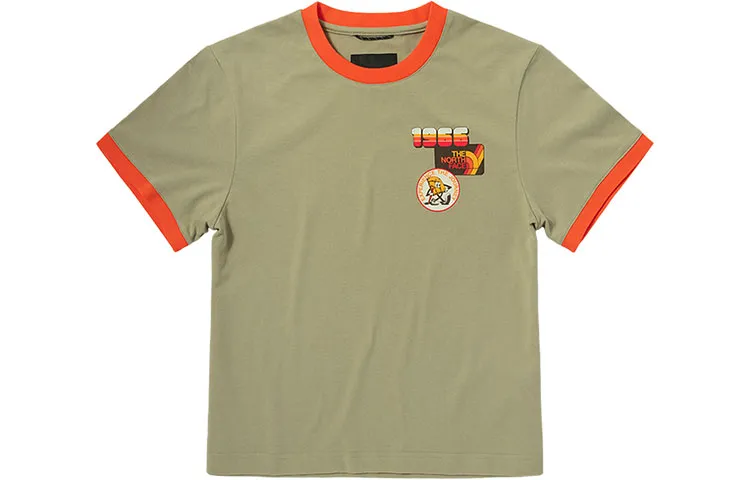 THE NORTH FACE Urban Exploration Set in Sleeve T Shirt Women's Khaki