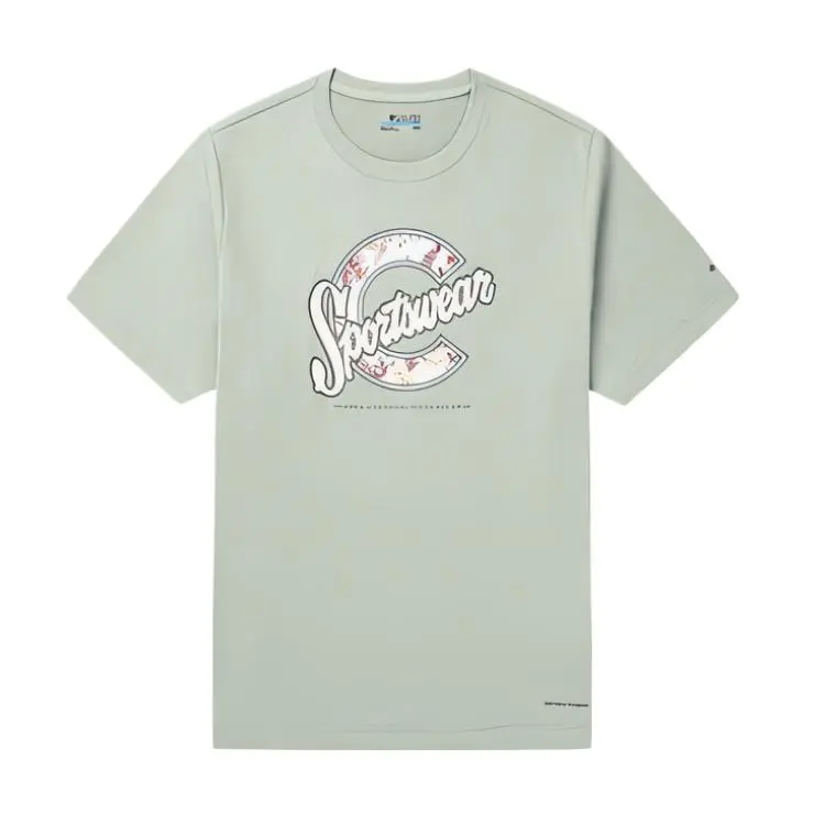 Columbia Regular T Shirt Women's Gray Green