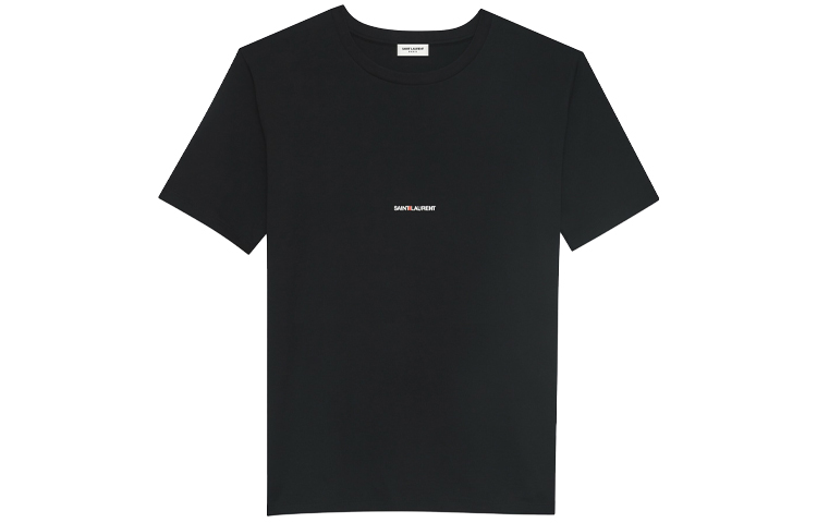 Женская футболка SAINT LAURENT (черная)