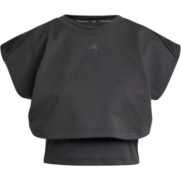 Adidas Free Shipping With AdiClub Power Boxy French Terry 3-Stripes Tank Top