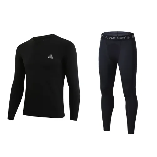 PEAK Fitness Sets Unisex Crew Neck Moderate