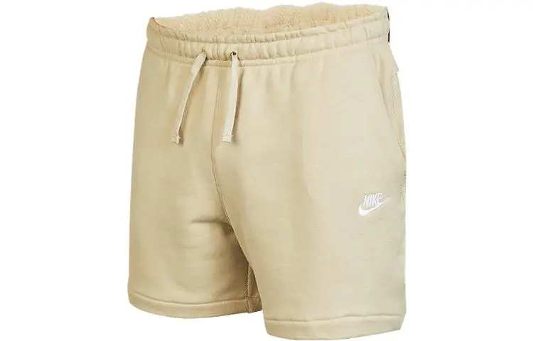 Nike Club Men's Retro Embroidered Sport Shorts Off-White