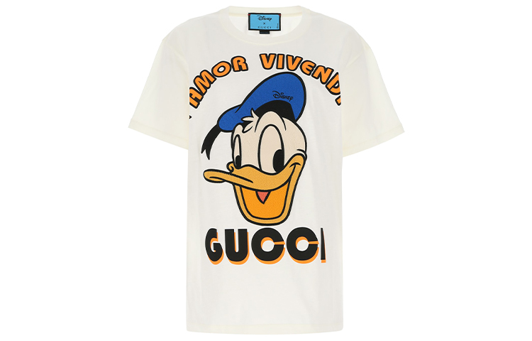 Женская футболка Gucci x Disney (белая) — фото 1