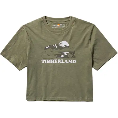 Timberland SS24 T Shirt Women's Kassel Green