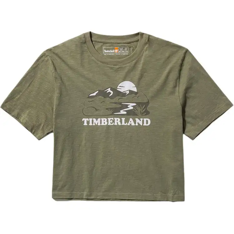 Timberland SS24 T Shirt Women's Kassel Green