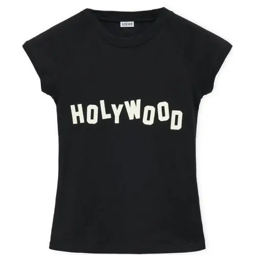 LOEWE Hollywood print Short sleeves T shirt