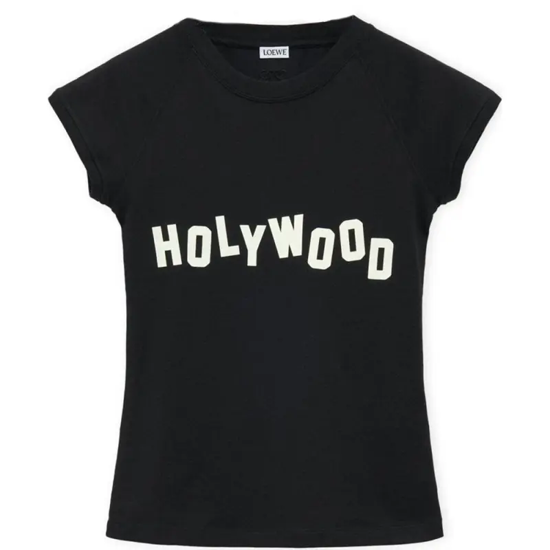 LOEWE Hollywood print Short sleeves T shirt