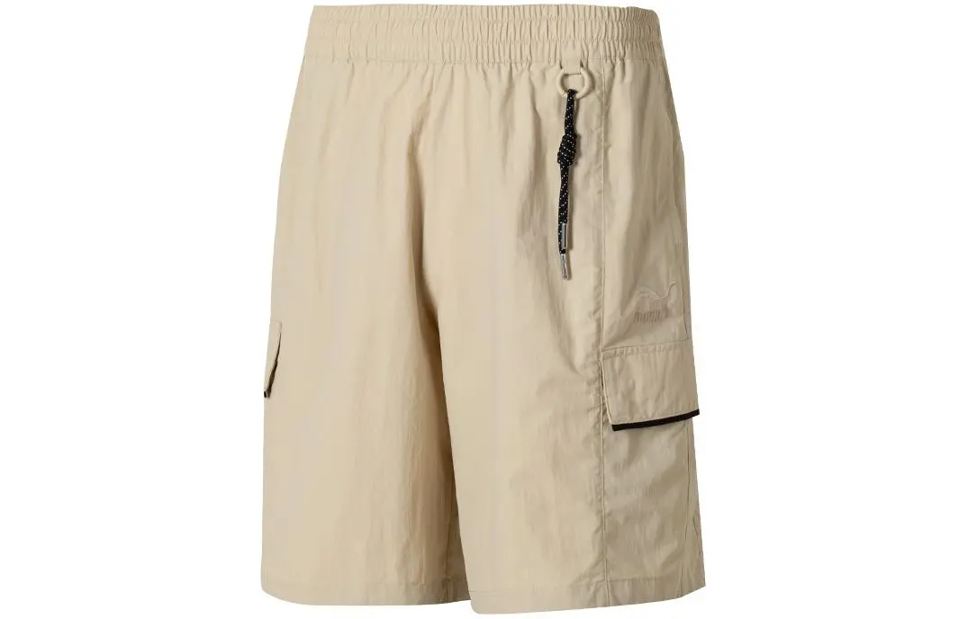 PUMA Casual Shorts Men's Khaki Moderate