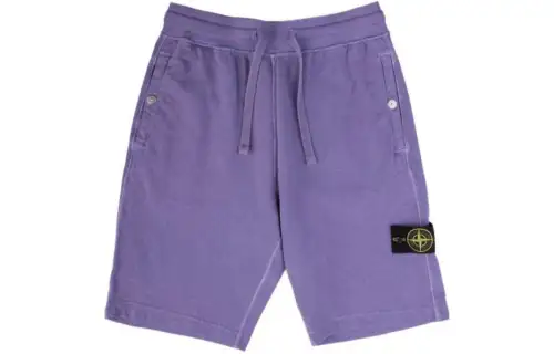 STONE ISLAND Casual Shorts Men's Purple