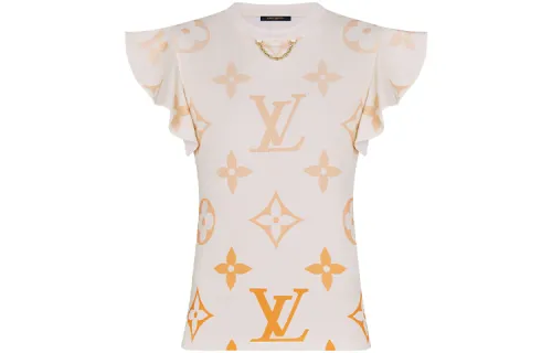 LOUIS VUITTON T Shirt Women's Light Pink