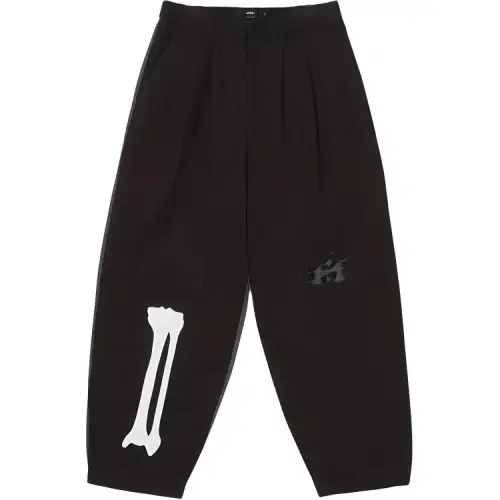 Vans Asian artist joint model Mark SBTG spliced outdoor zipper loose mid-waist casual pants men's black