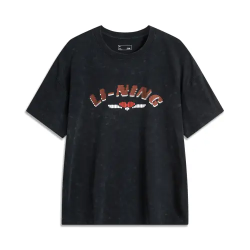 Li Ning Sports Life Collection T Shirt Women's Black