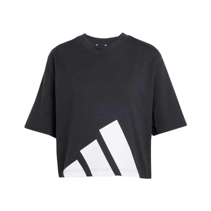 Adidas ESSENTIALS Drop Shoulder Sleeve T Shirt Women's Black