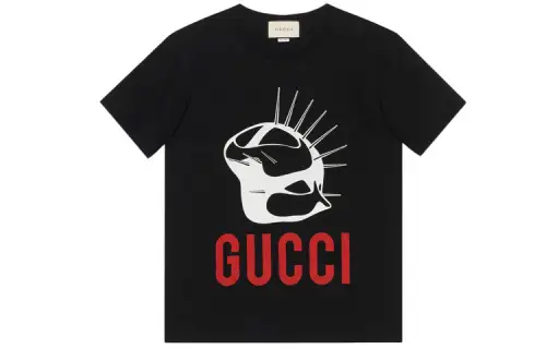 GUCCI T Shirts Women's Black Crew Neck Moderate