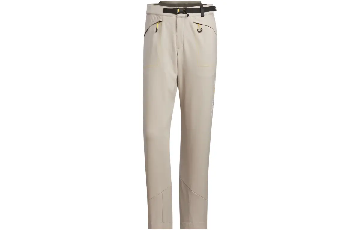 Adidas National Geographic Collab Sports Pants Men's Light Umber Moderate Straight Fit Pants