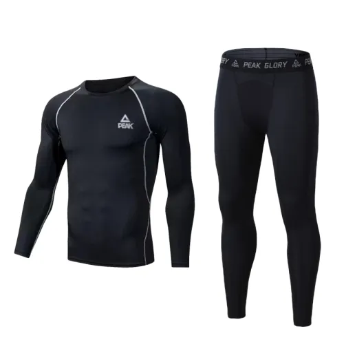 PEAK Fitness Sets Men's Crew Neck Thin