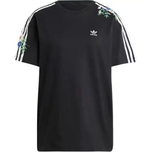 Adidas Originals FloralLoose FW24 T Shirt Women's Black
