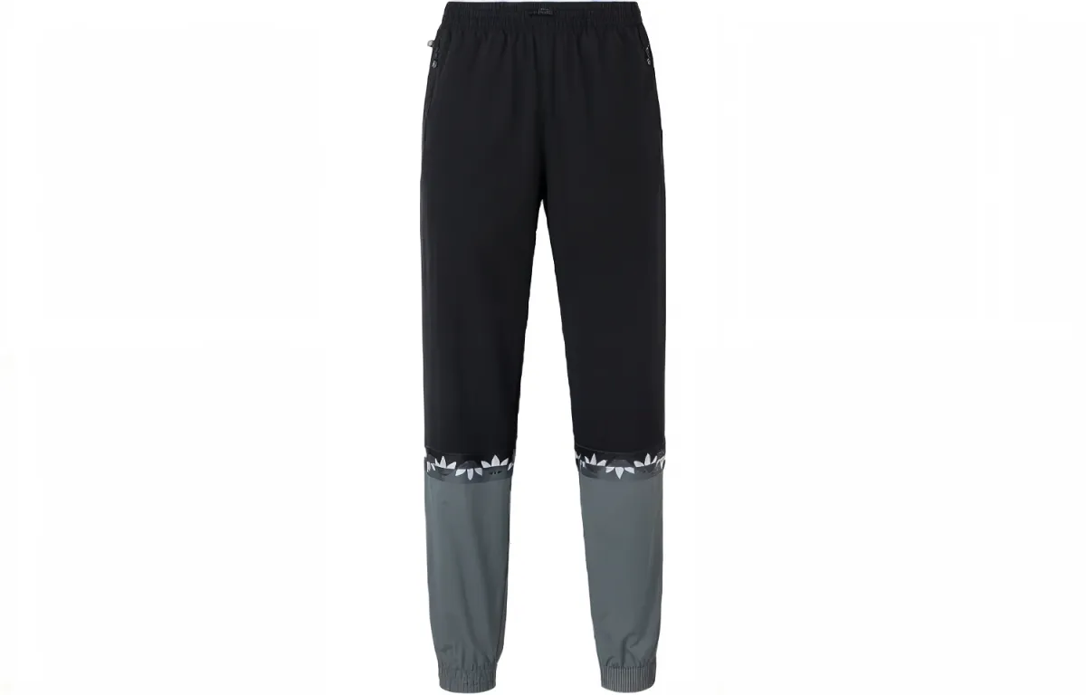 Adidas Originals Sports Pants Men's Black Moderate Cuffed Pants