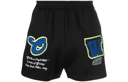 OFF-WHITE Logo-appliqué Track Shorts