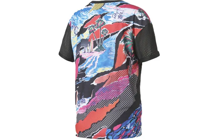 Adidas Originals Drop Shoulder Sleeve T Shirt Women's Black