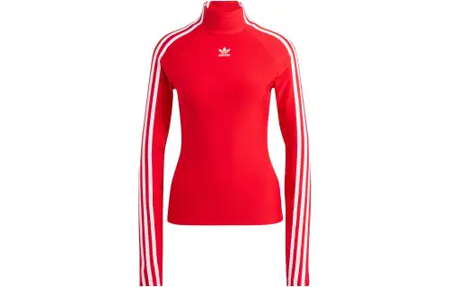 Adidas Originals ADILENIUM Raglan Sleeve T Shirt Women's Red