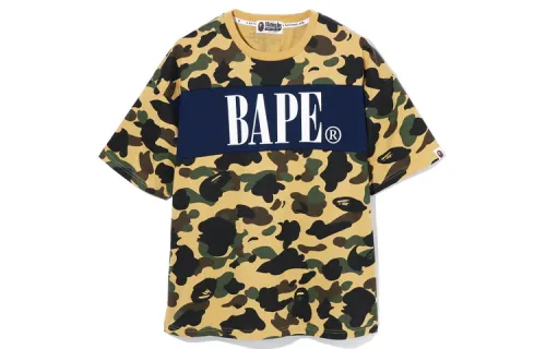 A BATHING APE T Shirts Women's Crew Neck Moderate Straight Fit